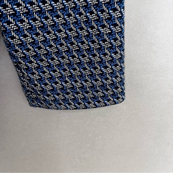 J.Jill Wearever Navy Blue Multi Print Jacket - Picture 4 of 13